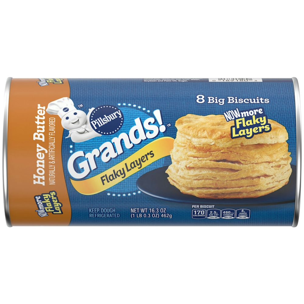 Photo of Pillsbury Grands! Flaky Layers Honey Butter Biscuits, 16.3 Ounce