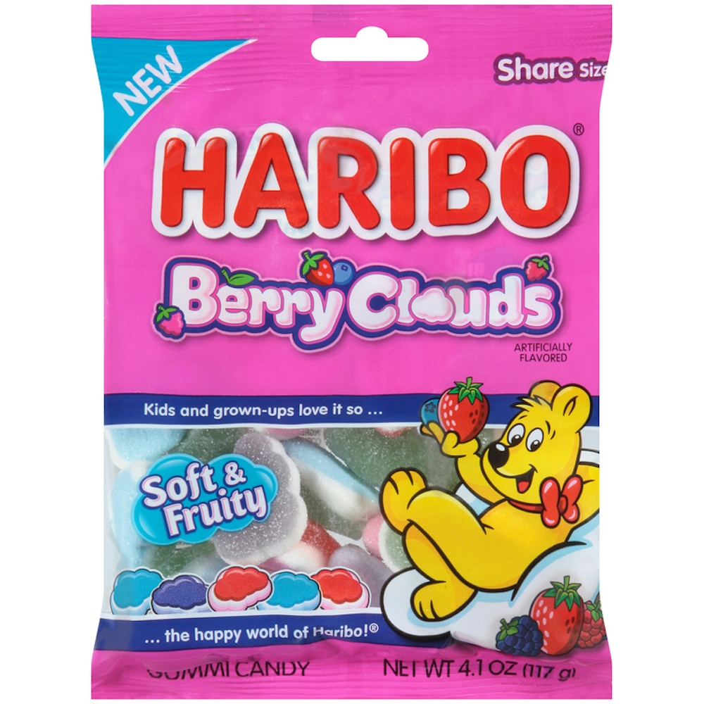 Photo of Haribo Gummi Candy, Berry Clouds, Share Size