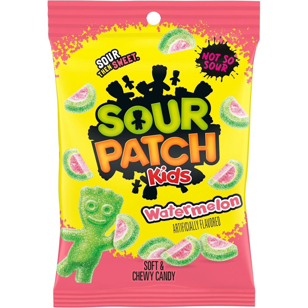 Sour Patch Kids Watermelon Soft & Chewy Candy 8 Oz. Bag