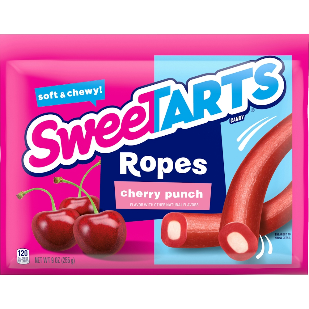 Photo of Sweetarts Cherry Punch Soft & Chewy Ropes Candy - 9oz