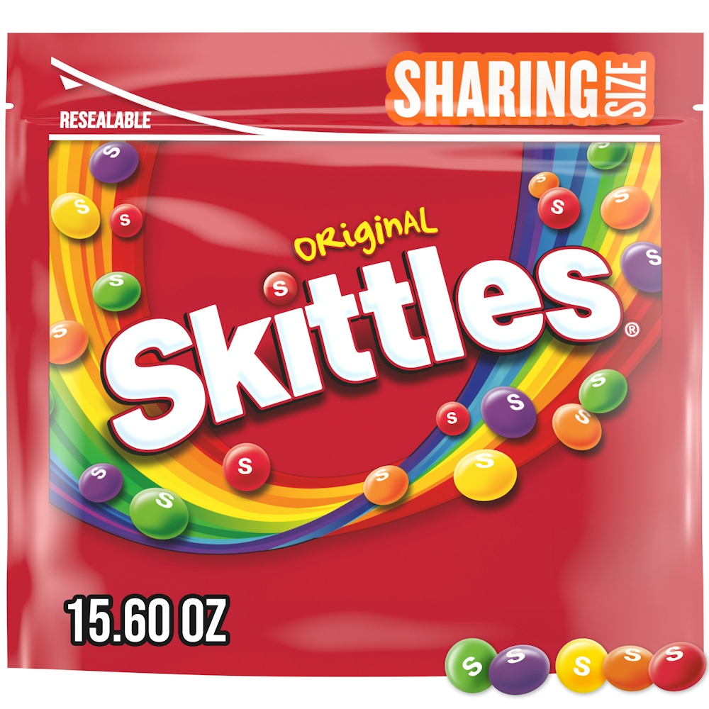 Photo of Skittles Original Bite Size Candies Sharing Size, 15.6 Ounce