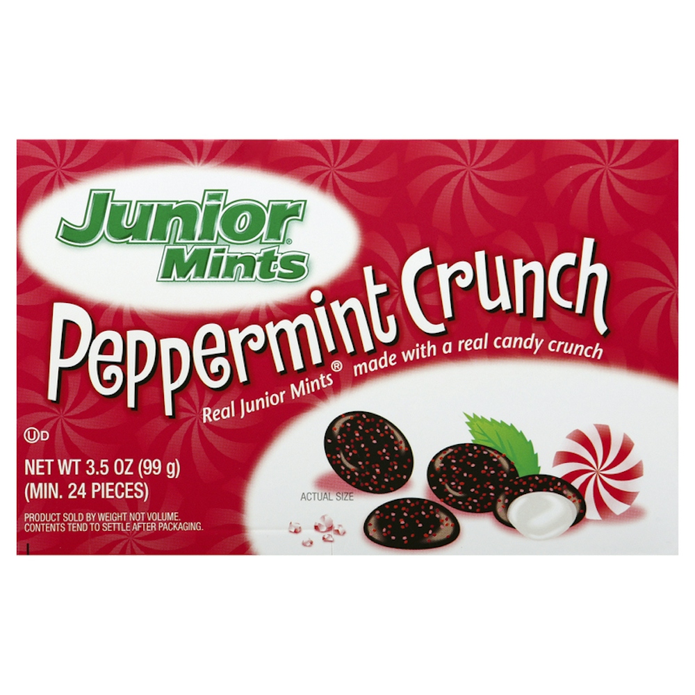 Photo of Junior Mints Peppermint Crunch Candy Theatre Box 99g
