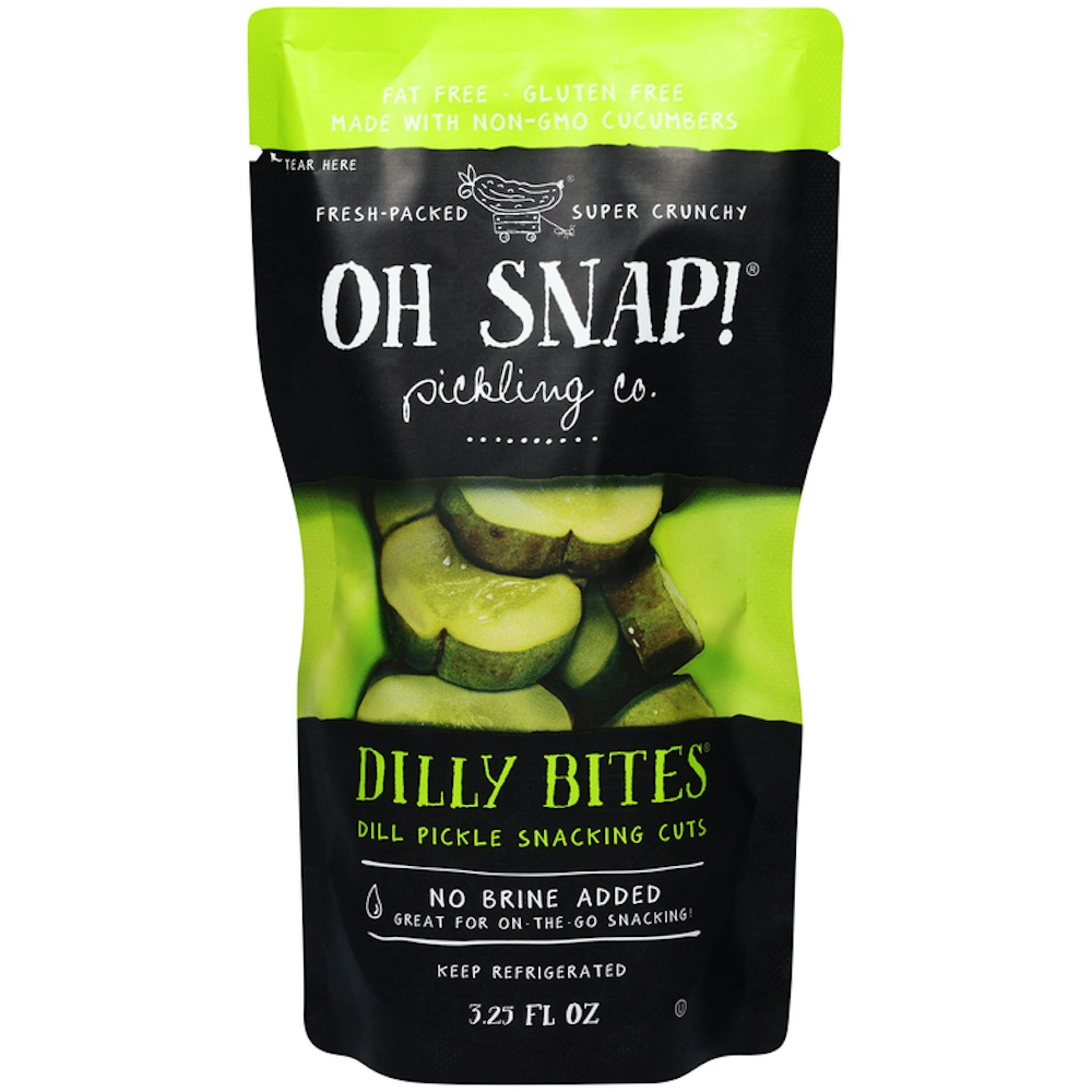 Photo of Oh Snap! Dilly Bites Fresh Dill Pickle Snacking Cuts - 3.25 Fl Oz