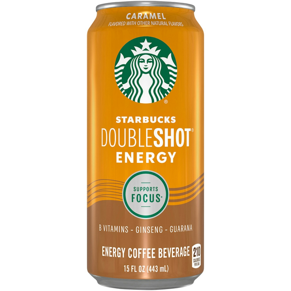 Photo of Starbucks Energy Coffee Beverage, Caramel, Doubleshot 15 Fl Oz