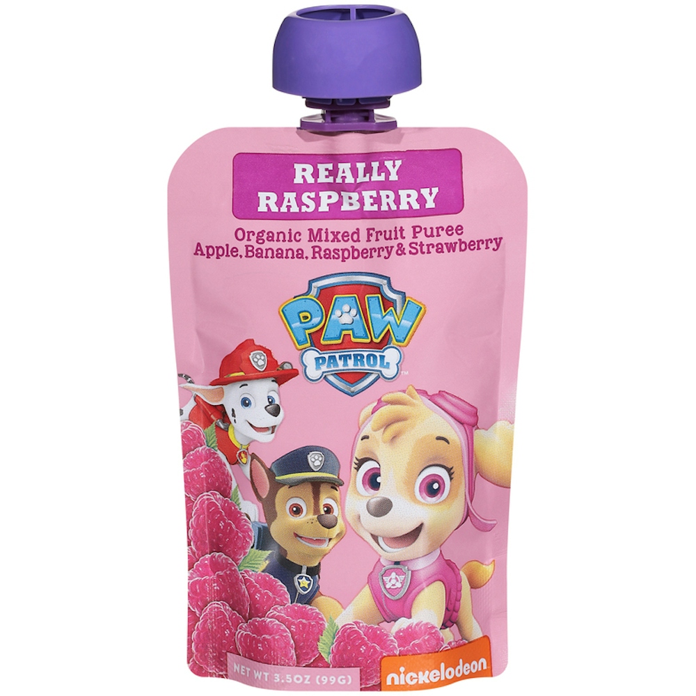 Really Raspberry Organic Mixed Fruit Puree Apple, Banana, Raspberry & Strawberry, Really Raspberry