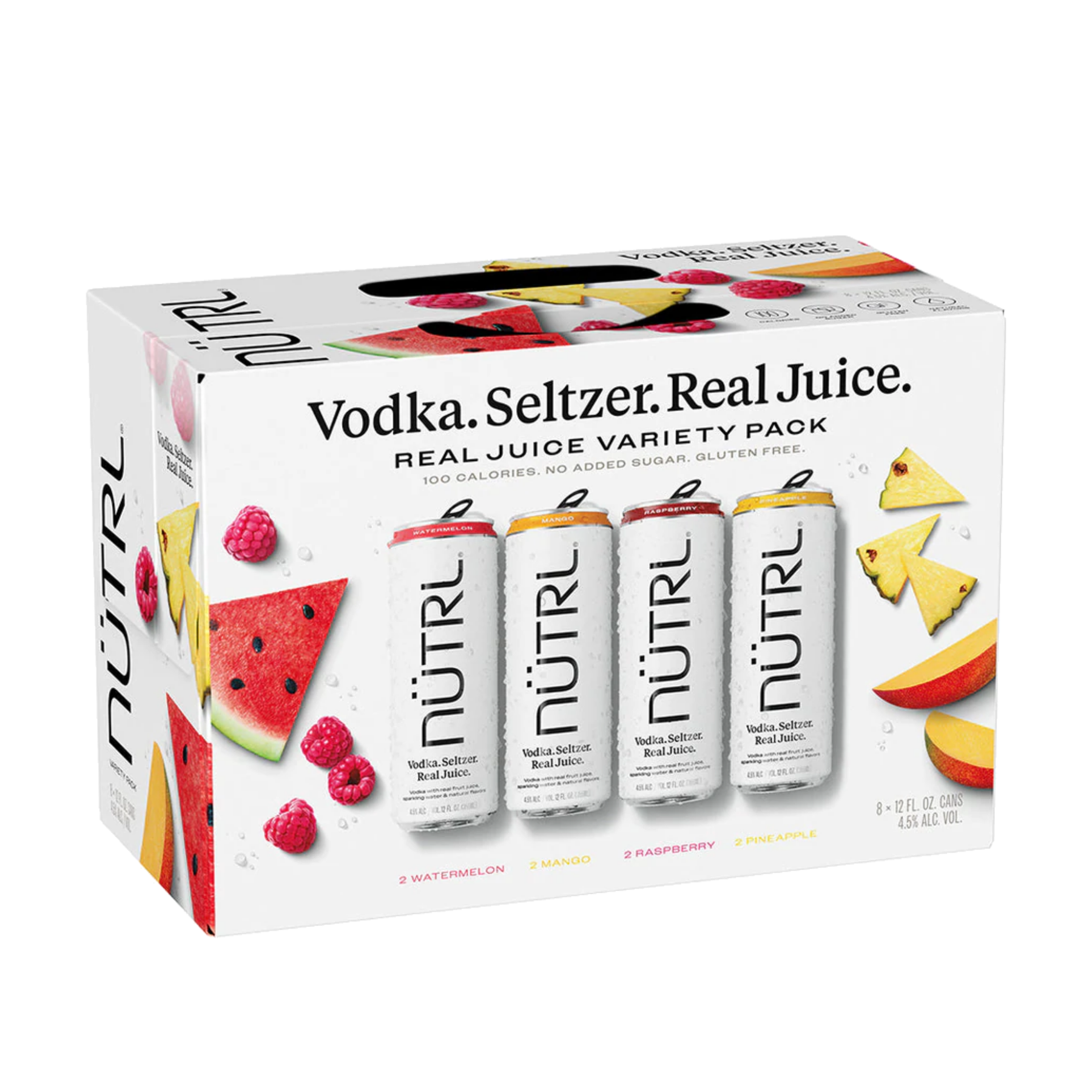 Photo of Nutrl Vodka Seltzer Fruit Variety Pack 8 Cans