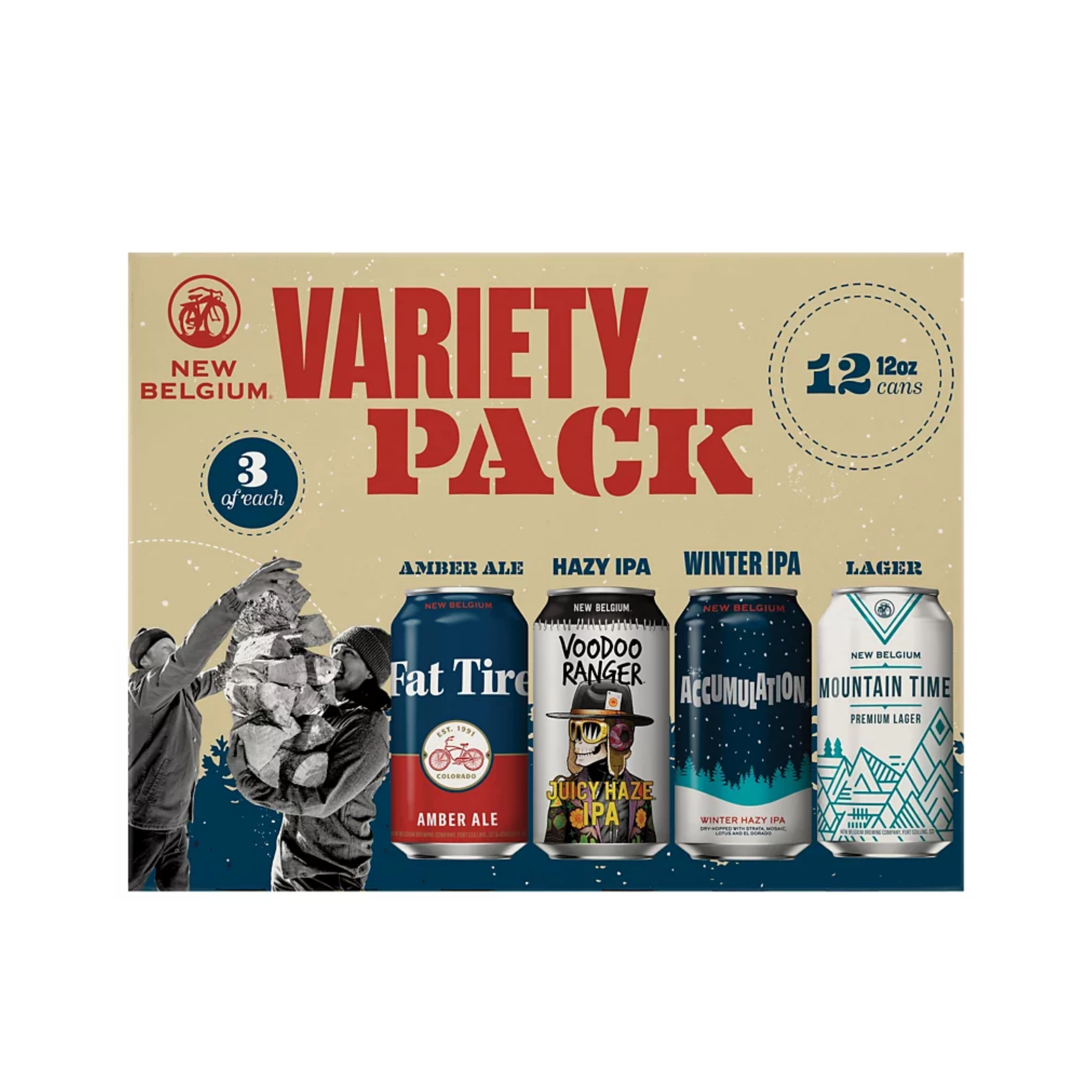 Photo of New Belgium Brewing Variety Pack - 12pk/12 Fl Oz Cans