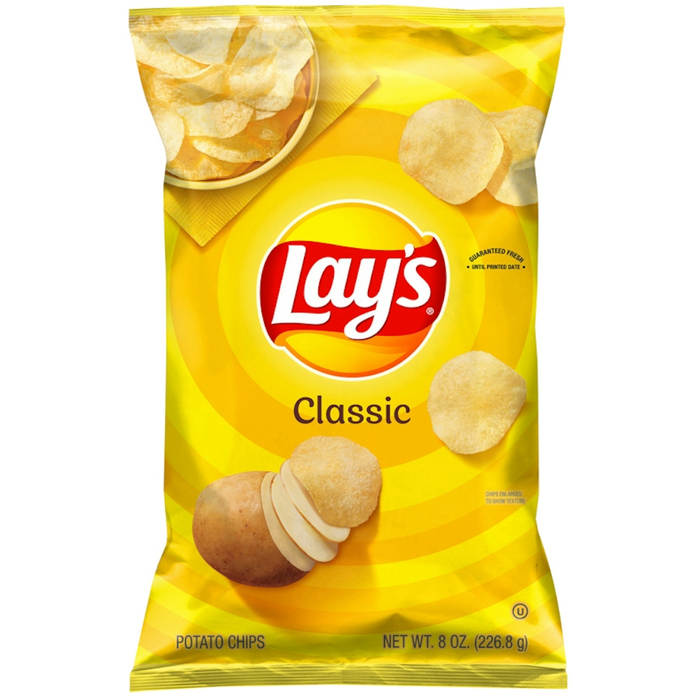 Photo of Lay's Classic Potato Chips 8 Ounce Bag