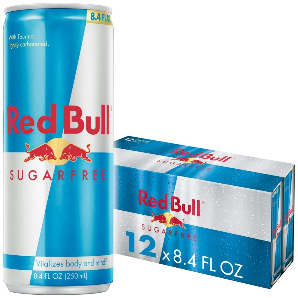Photo of Red Bull Sugar Free Energy Drink, 8.4 Fl Oz, Pack Of 12 Cans