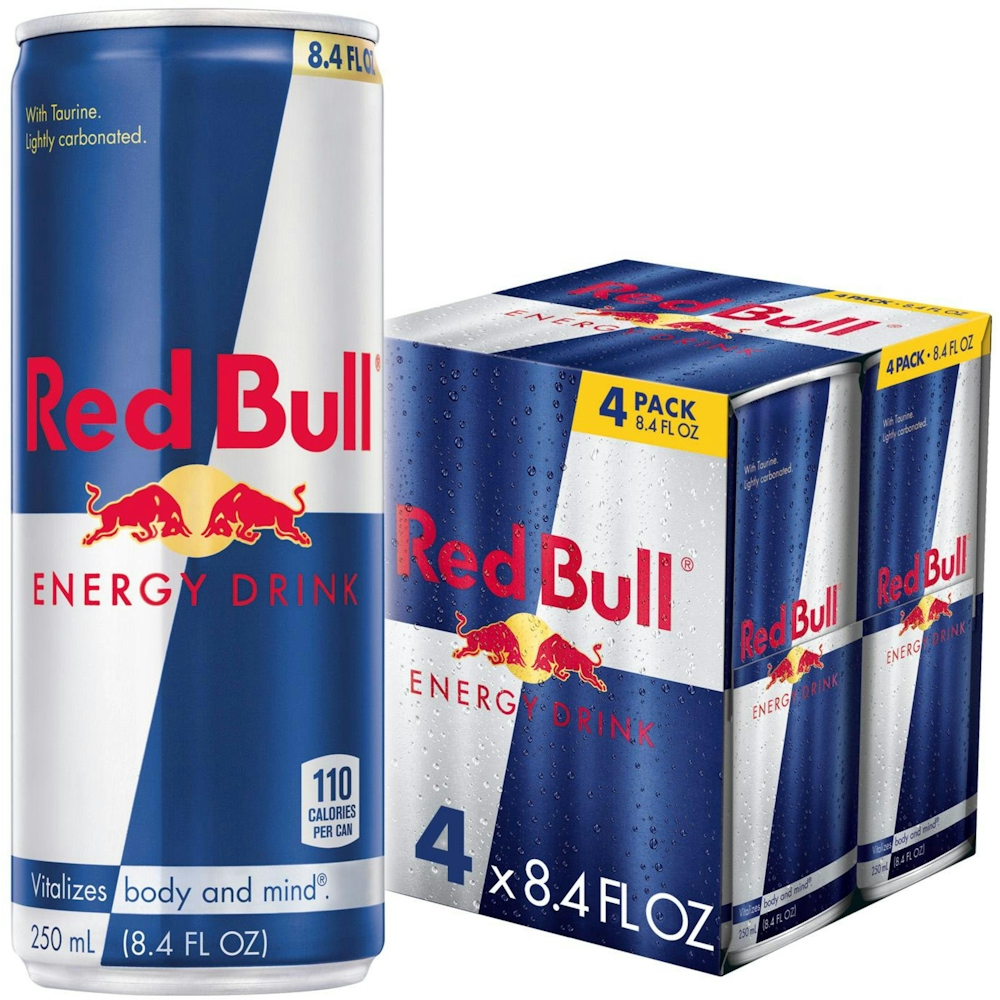 Photo of Red Bull Energy Drink 8.4 Fl Oz Pack Of 4 Cans