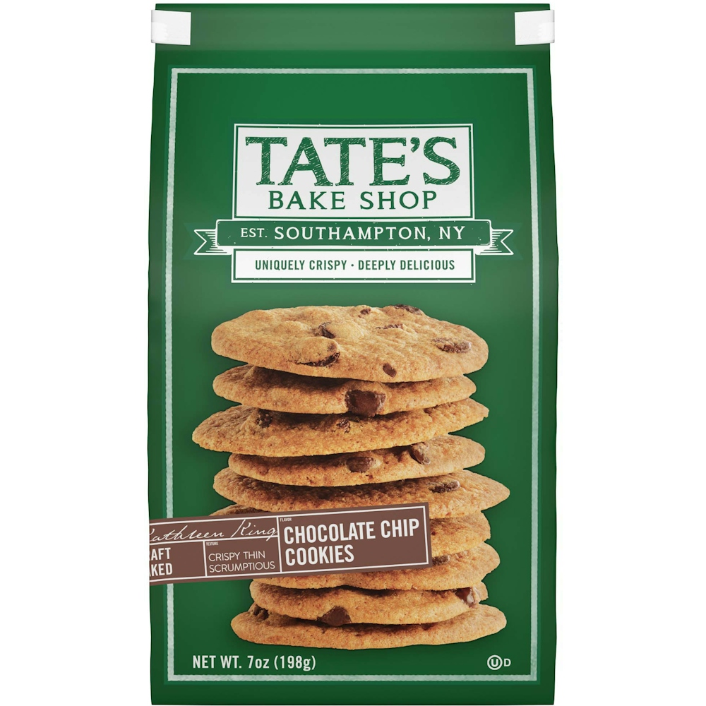 Photo of Tate's Bake Shop Chocolate Chip Cookies - 7oz