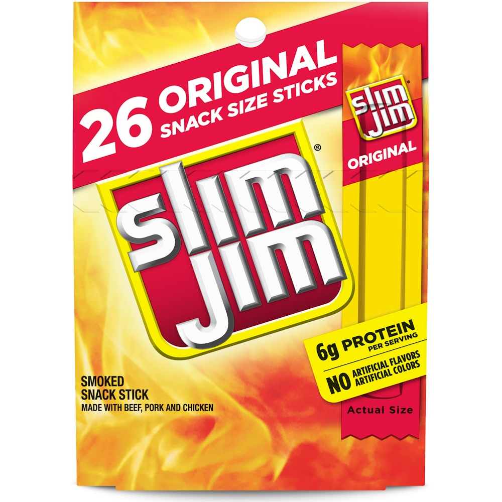 Photo of Slim Jim Snack Stick, Original, Smoked