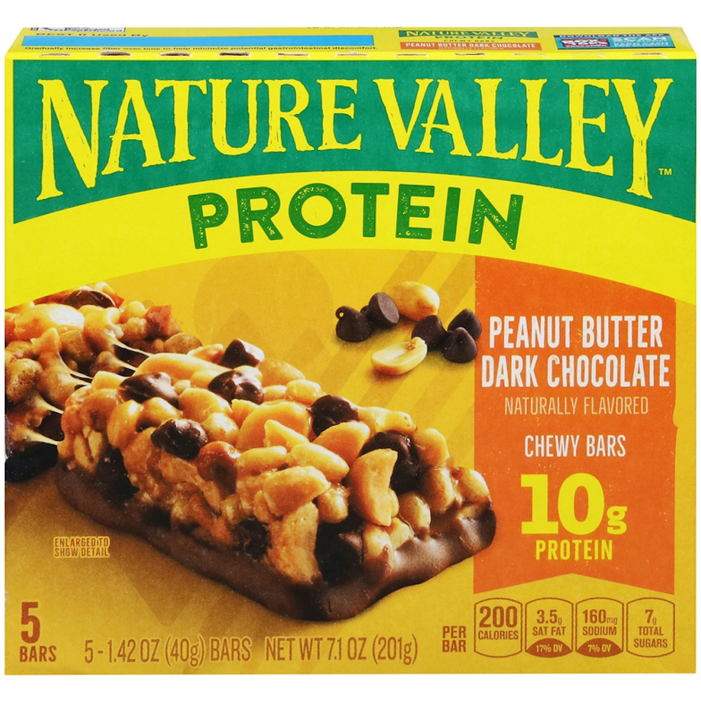 Photo of Nature Valley Peanut Butter Dark Chocolate Protein Chewy Bars - 5ct
