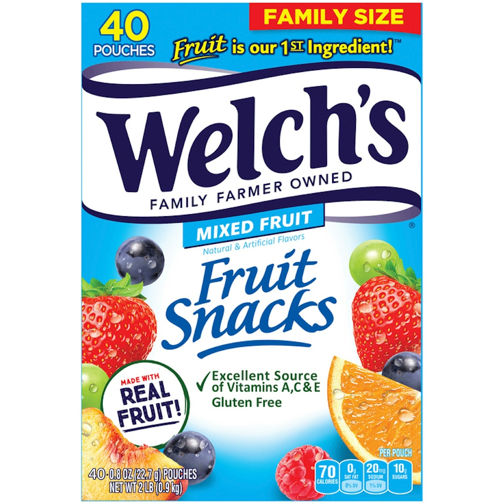 Photo of Welch's Fruit Snacks, Mixed Fruits, Family Size