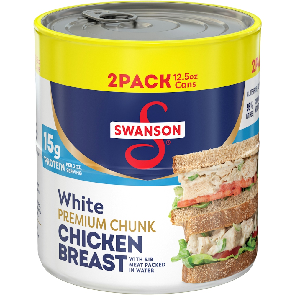 Photo of Swanson White Premium Chunk Canned Chicken Breast In Water