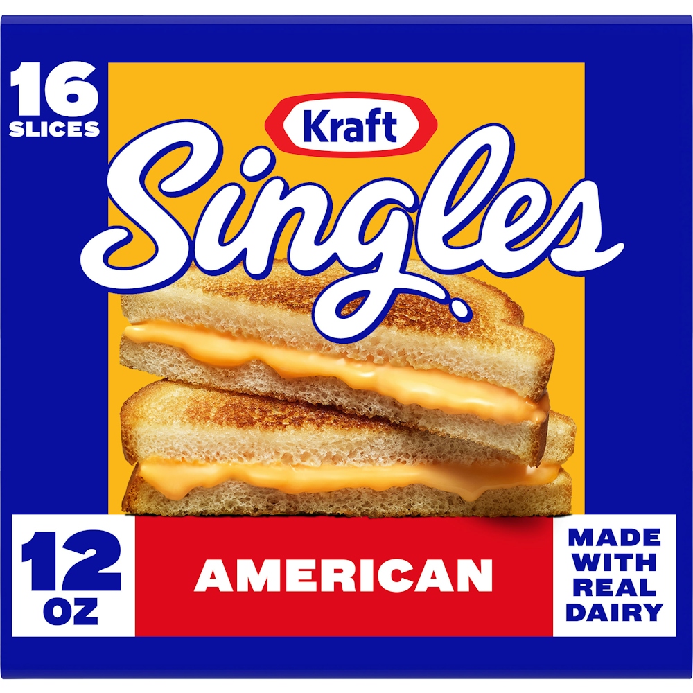 Photo of Kraft Singles American Cheese Slices, 16 Ct Pack