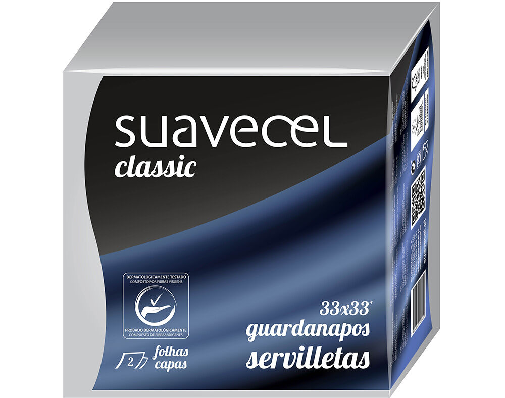 SERVILLETAS SUAVECEL 2C.33X33 P-100