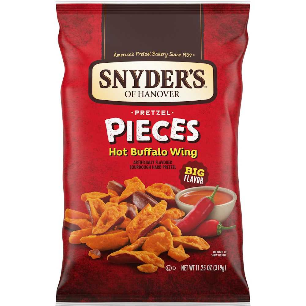 Photo of Snyder's of Hanover Pretzel Pieces Hot Buffalo Wing - 11.25oz