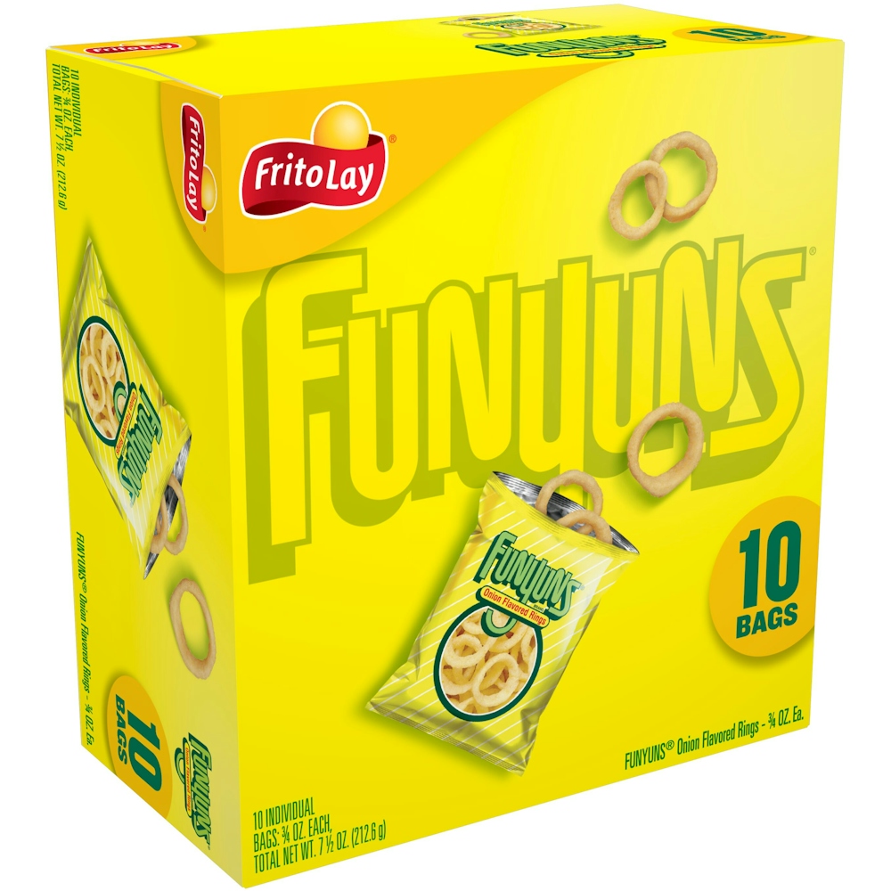 Photo of Funyuns Snack Pack Onion Flavored Rings Multipack- 10ct/7.5oz