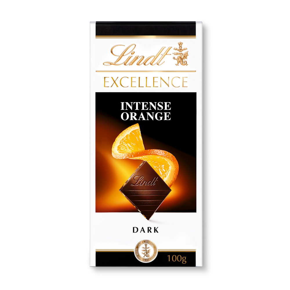 CHOCO.LINDT EXCELLENCE ORANGE 100GR