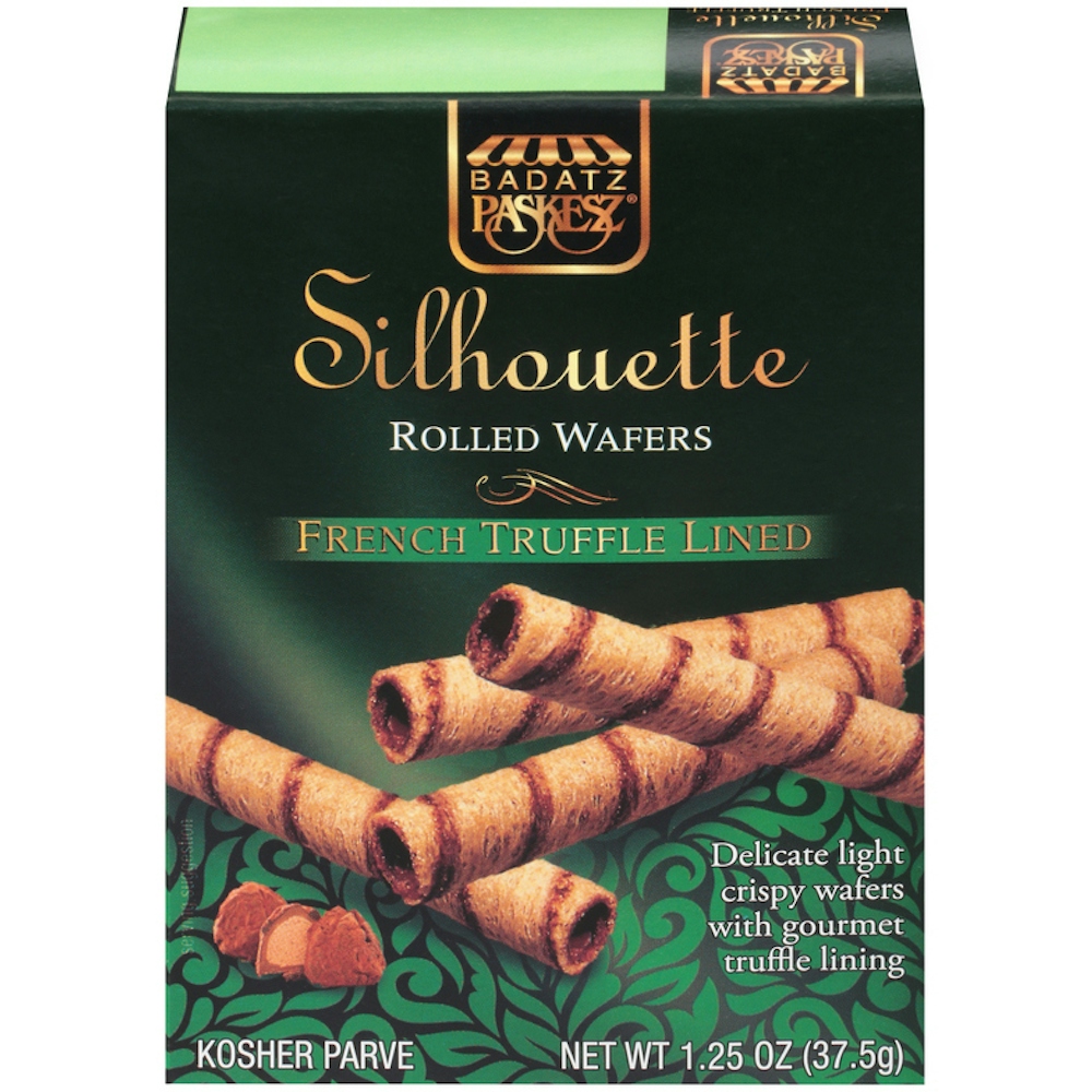 Silhouette Rolled Wafers, French Truffle Lined