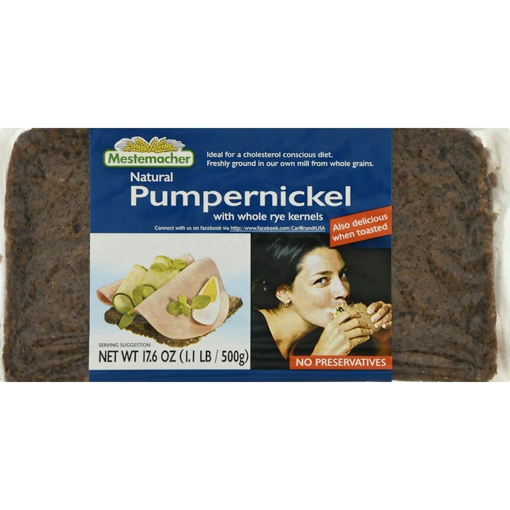 Natural Pumpernickel with Whole Rye Kernels