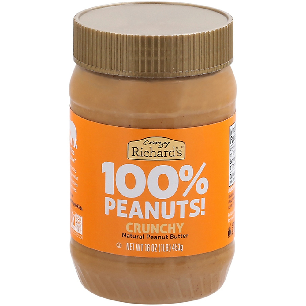Crunchy Natural Peanut Butter, Crunchy