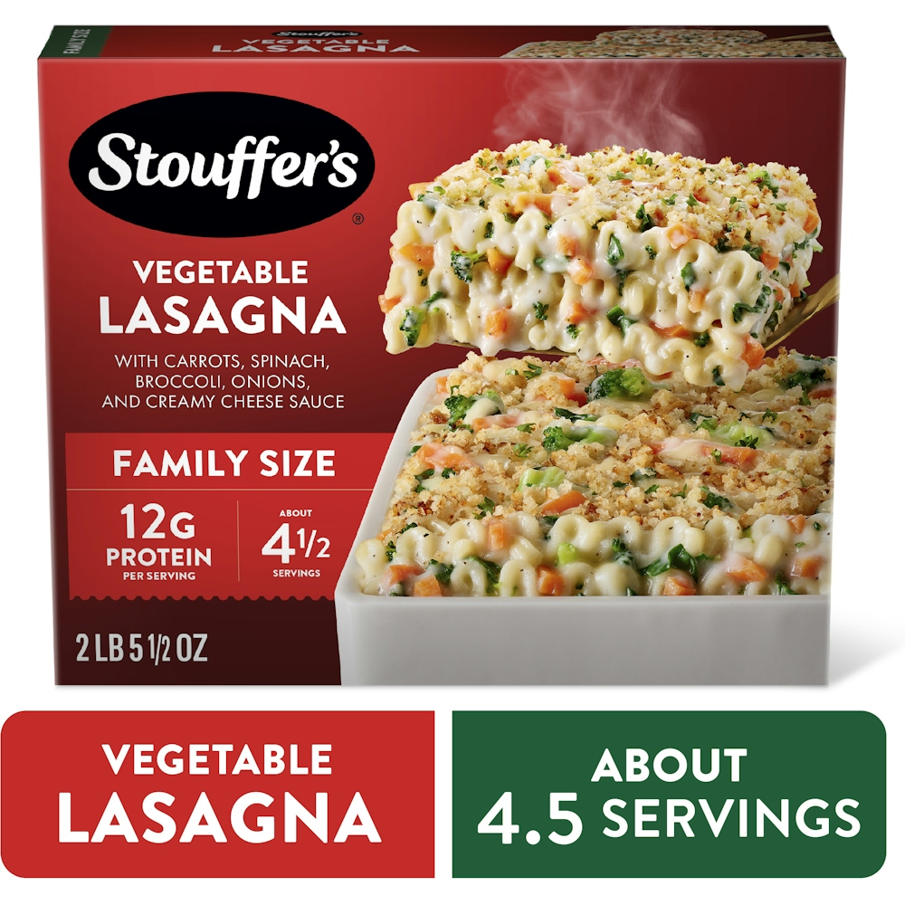 Photo of Stouffer's Lasagna, Vegetable, Family Size 37.5 Oz