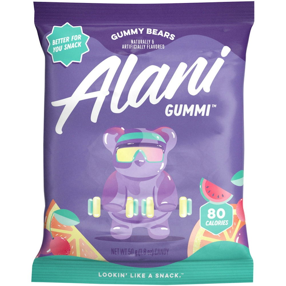 Watermelon, Fruit Punch, Grape Gummy Bears Candy, Watermelon, Fruit Punch, Grape