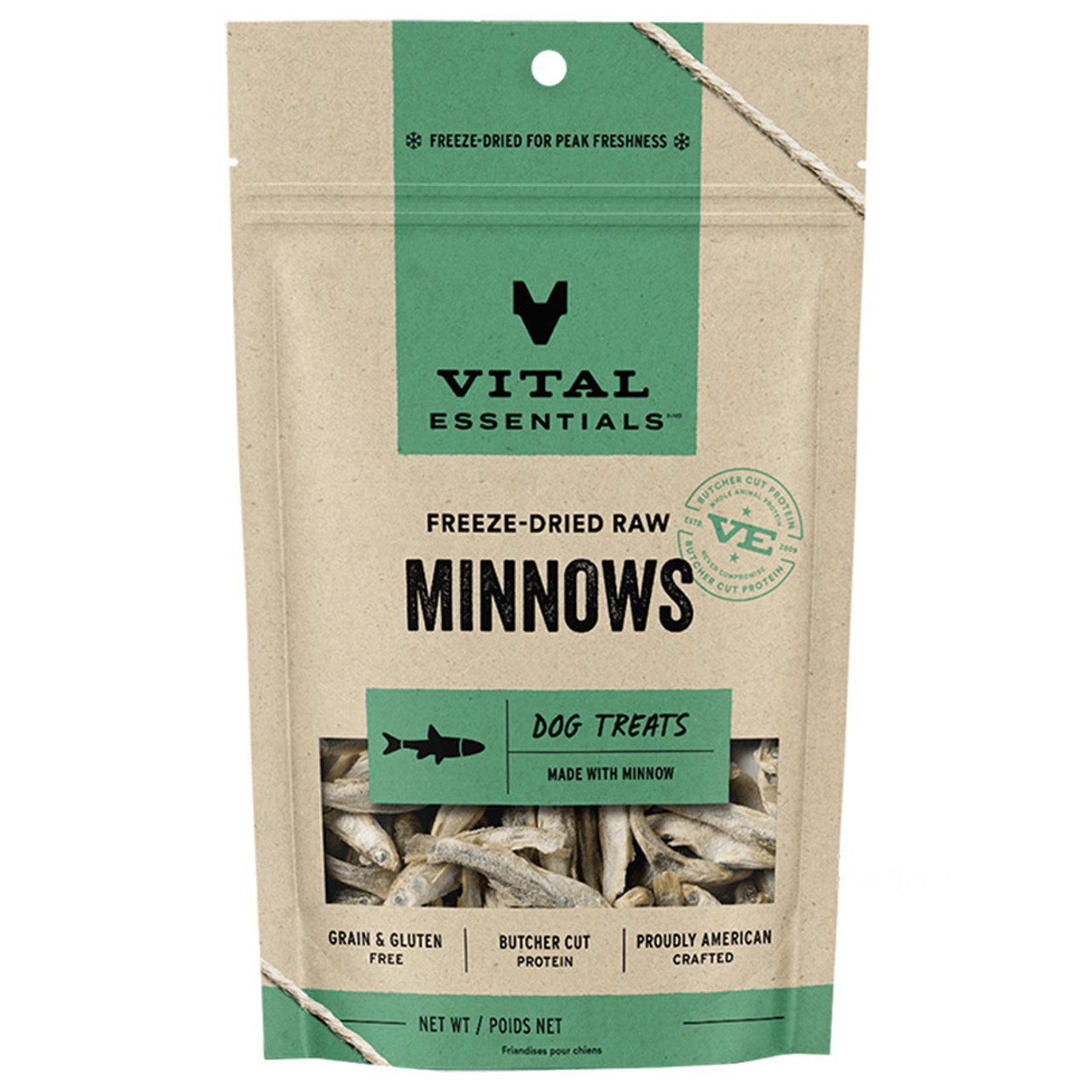 Vital Essentials Freeze Dried Raw Minnows Dog Treats