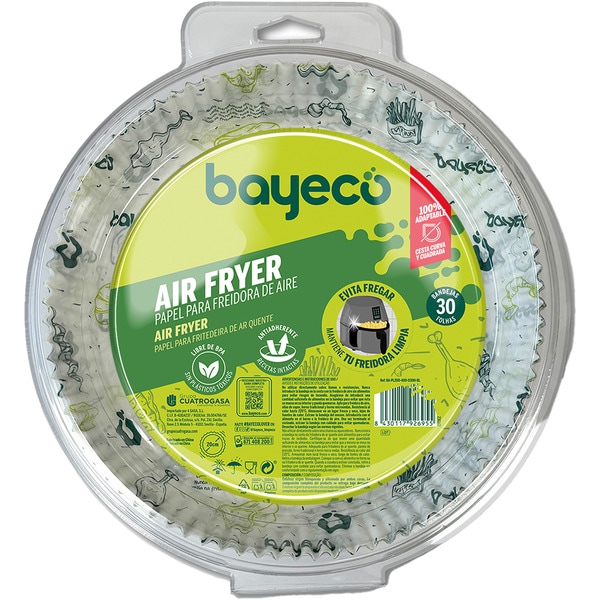 PAPEL AIRFRYER 20 CM BAYECO 30 UN
