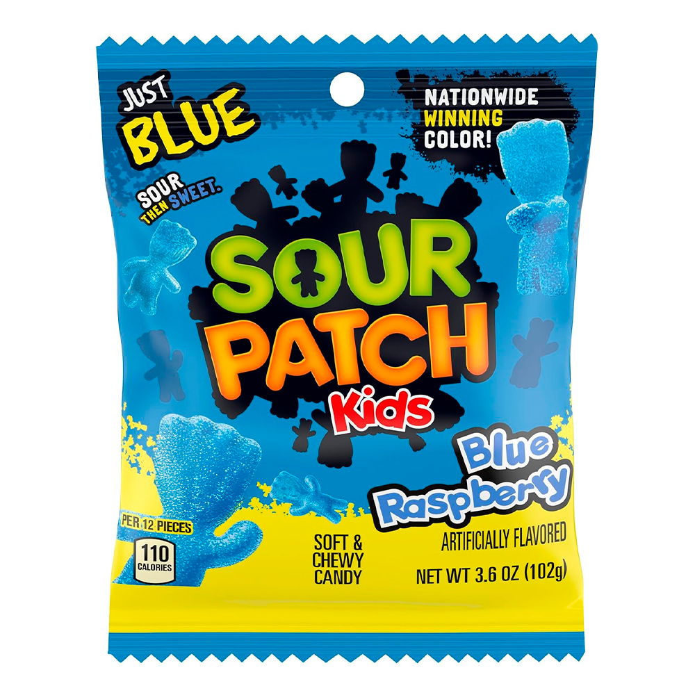 Blue Raspberry Soft & Chewy Candy, Blue Raspberry