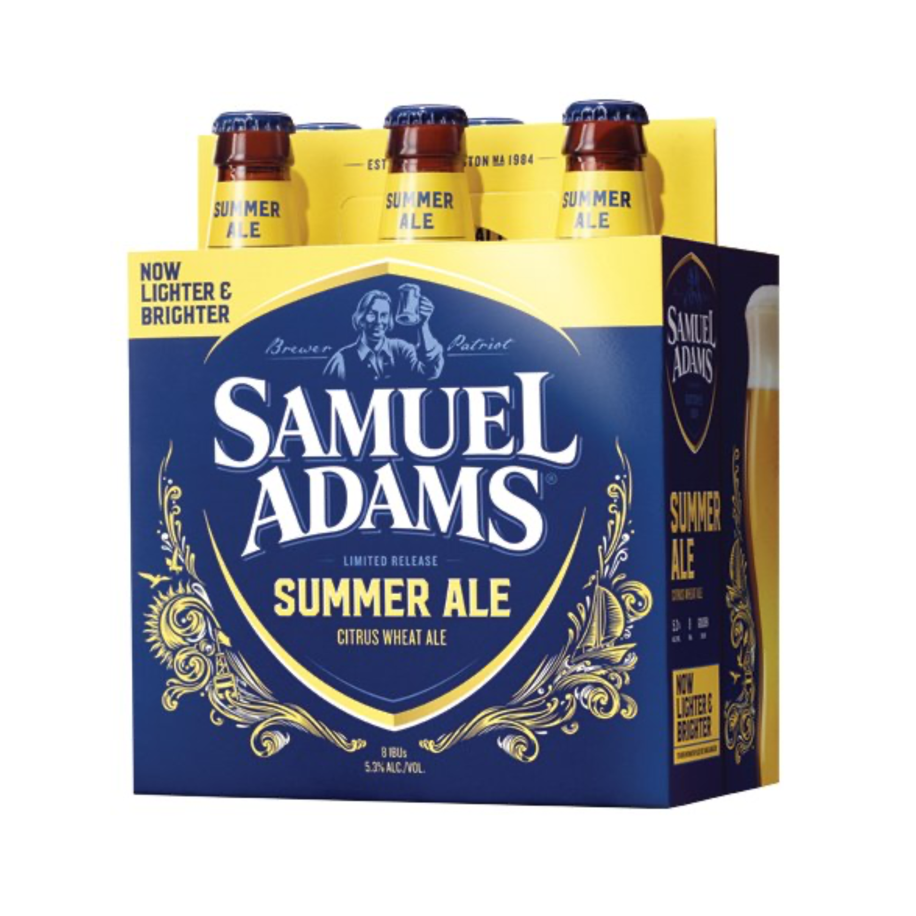 Photo of Samuel Adams Summer Ale Seasonal Beer 12 Fl. Oz. Bottle, 6pk