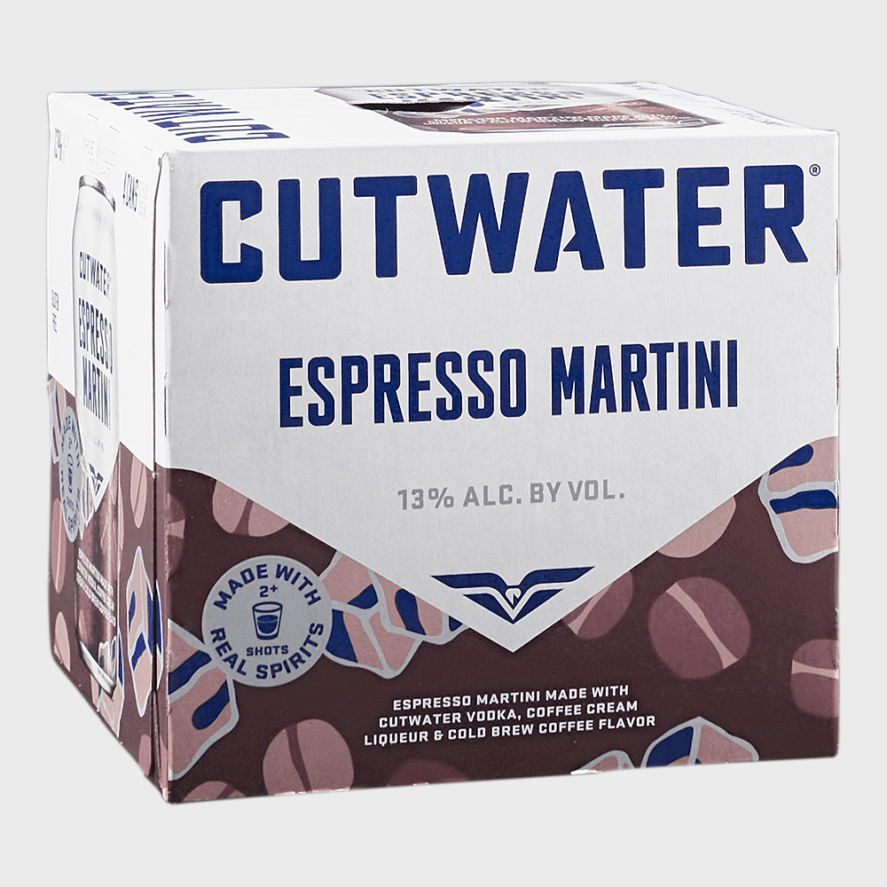 Photo of Cutwater Vodka Espresso Martini, 4 Pack, 12 Fl Oz Cans