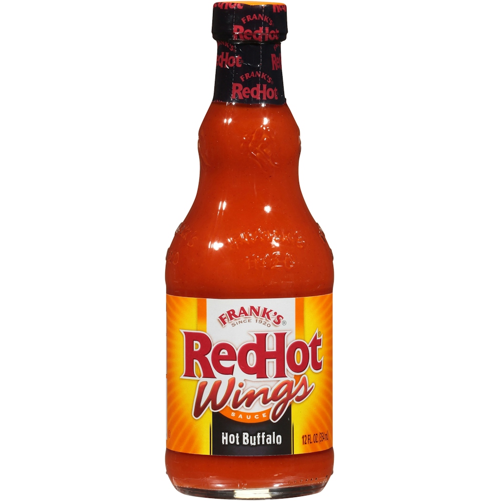 Photo of Frank's RedHot Hot Buffalo Wings Sauce (Hot Wing Sauce), 12 Fl Oz