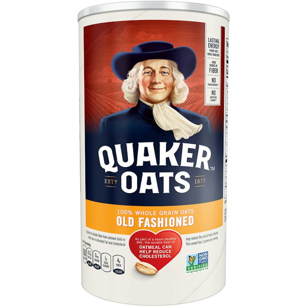 Photo of Quaker Oats 100% Whole Grain Rolled Old Fashioned 18 Ounce