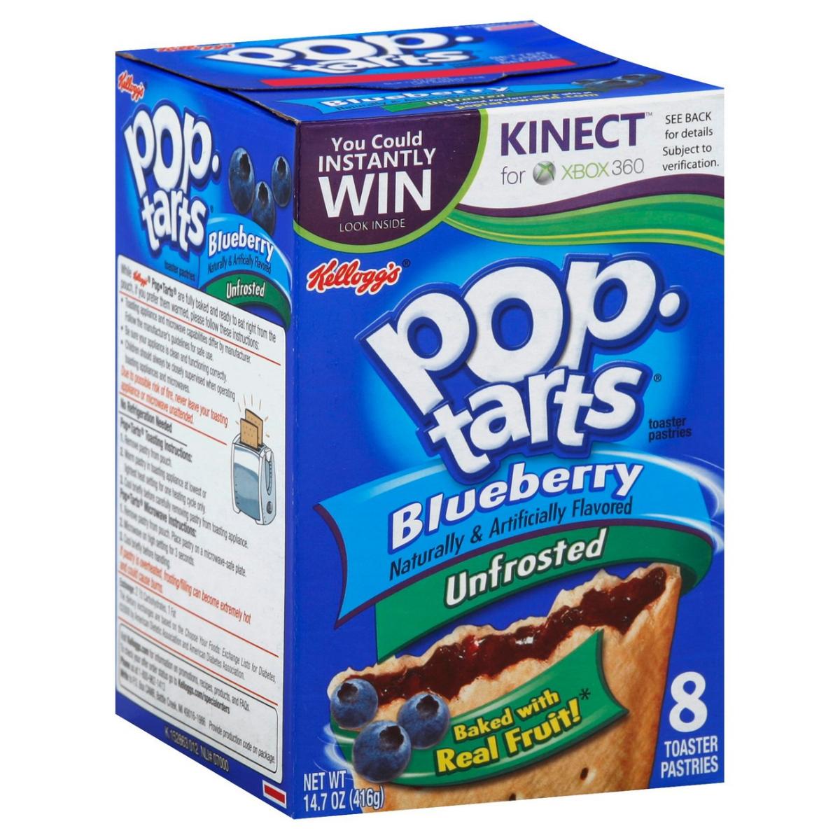 Kellogg'S Pop-Tarts Blueberry 14.7Oz