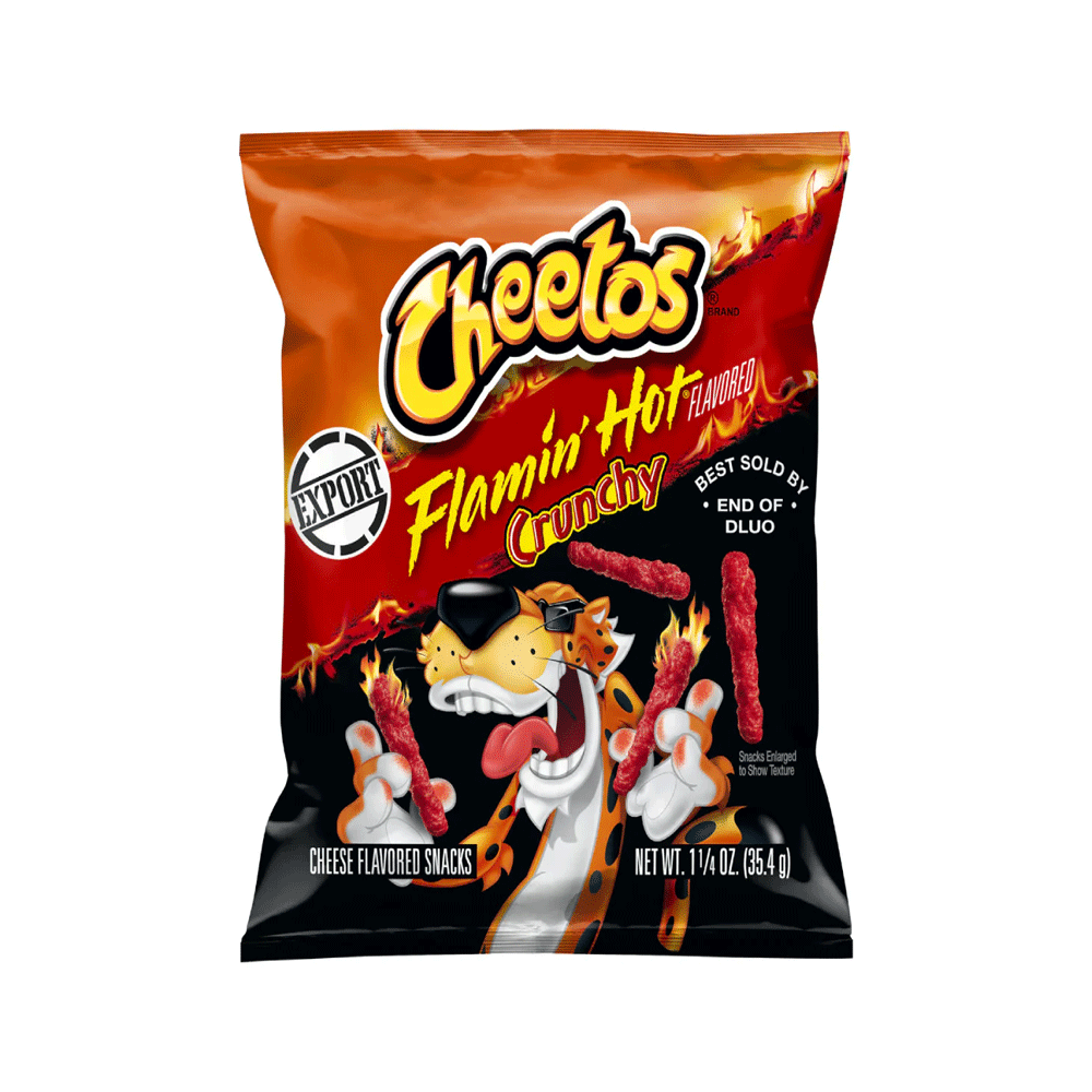 Photo of Cheetos Crunchy Flamin' Hot Cheese Flavored Snacks