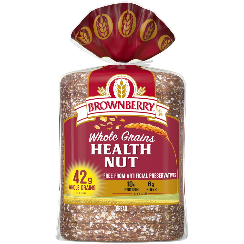 Whole Grains Health Nut Bread