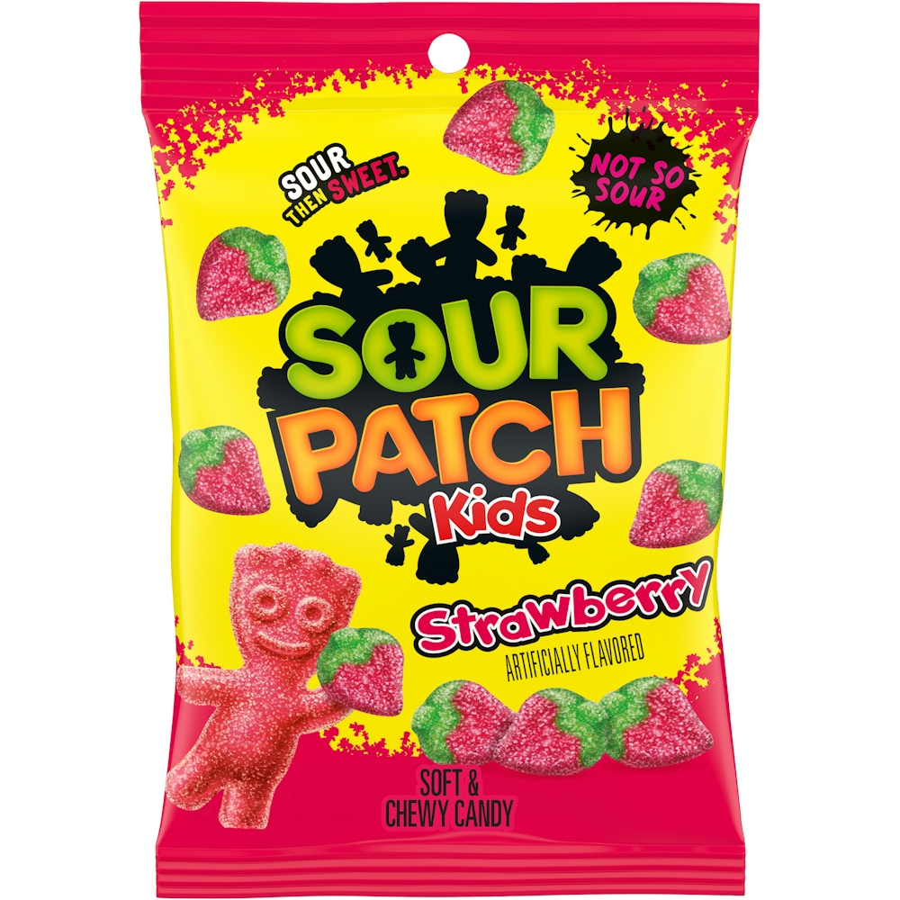 Sour Patch Kids Strawberry Soft & Chewy Gummy Candy