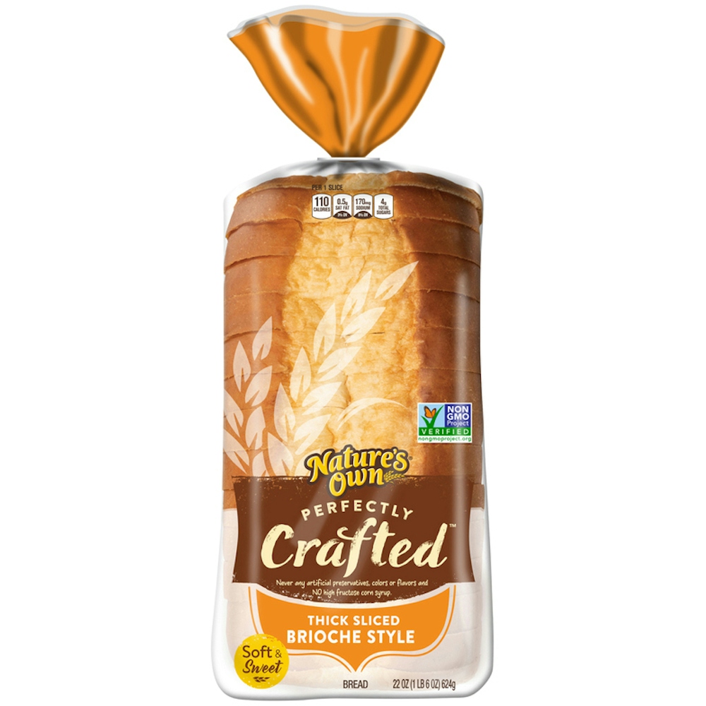 Photo of Nature's Own Perfectly Crafted Thick Sliced Brioche Style Bread