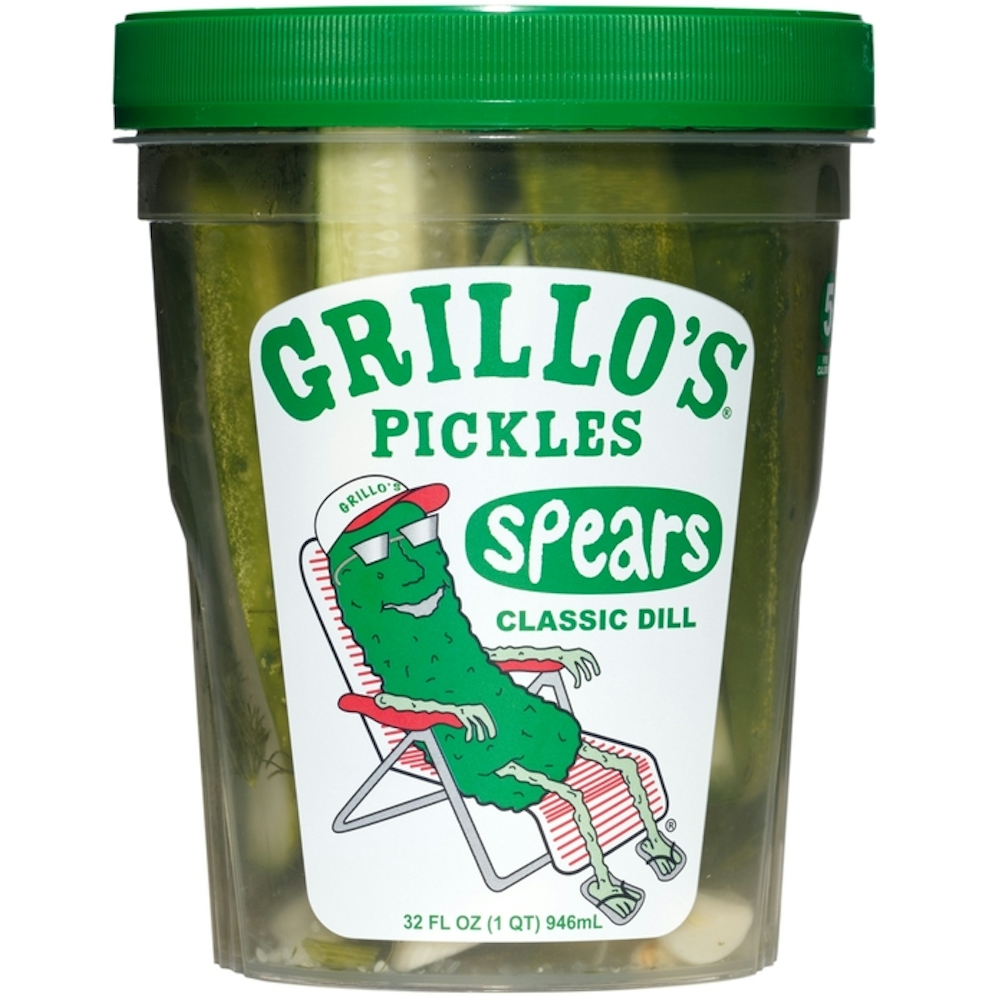 Photo of Grillo's Pickles Pickle Spears, Fresh, Classic Dill 32 Fl Oz