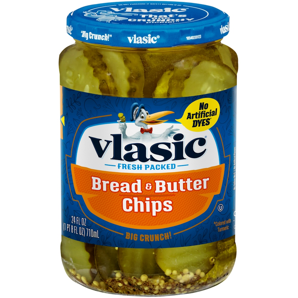 Photo of Vlasic Bread And Butter Pickles Sweet Pickle Chips 24 Fl Oz Jar
