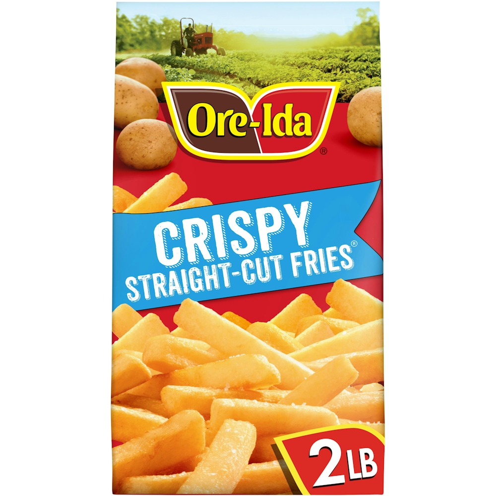 Photo of Ore-Ida Crispy Straight-Cut Fries French Fried Potatoes, 32 Oz Bag
