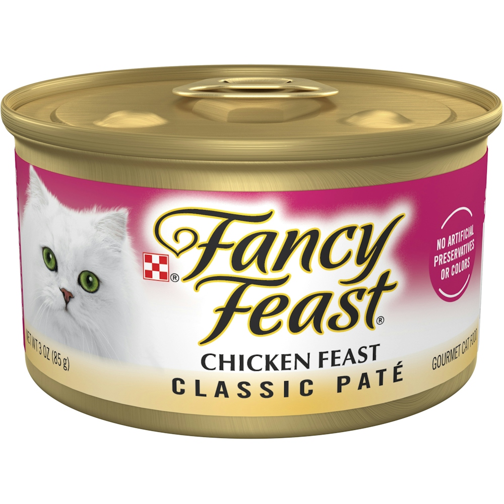 Fancy Feast Purina Chicken Classic Grain Free Wet Cat Food Pate