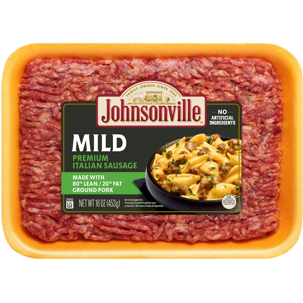 Johnsonville Sausage Mild Italian Ground - 16oz