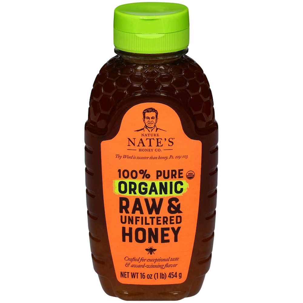 Photo of Nature Nate's Honey Co. 100% Pure Raw Unfiltered Organic – 16oz