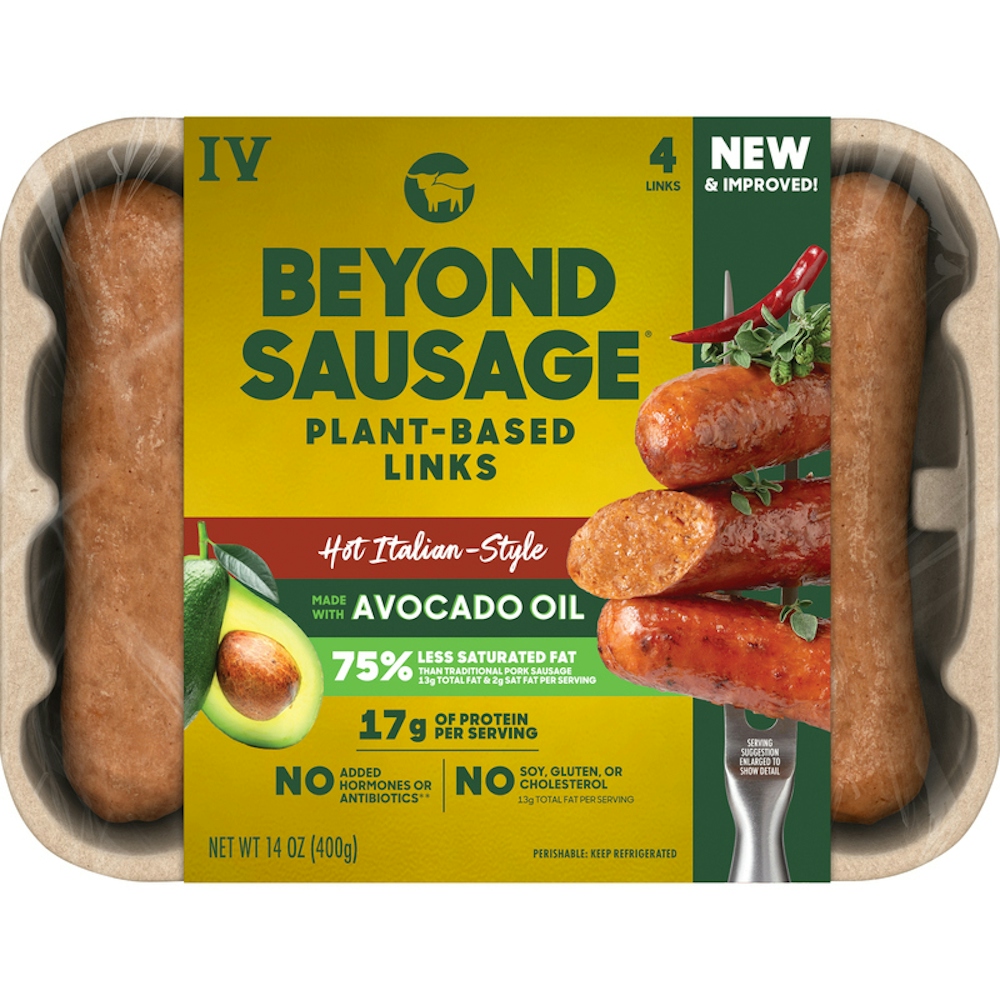 Photo of Beyond Meat Links, Plant Based, Hot Italian Style