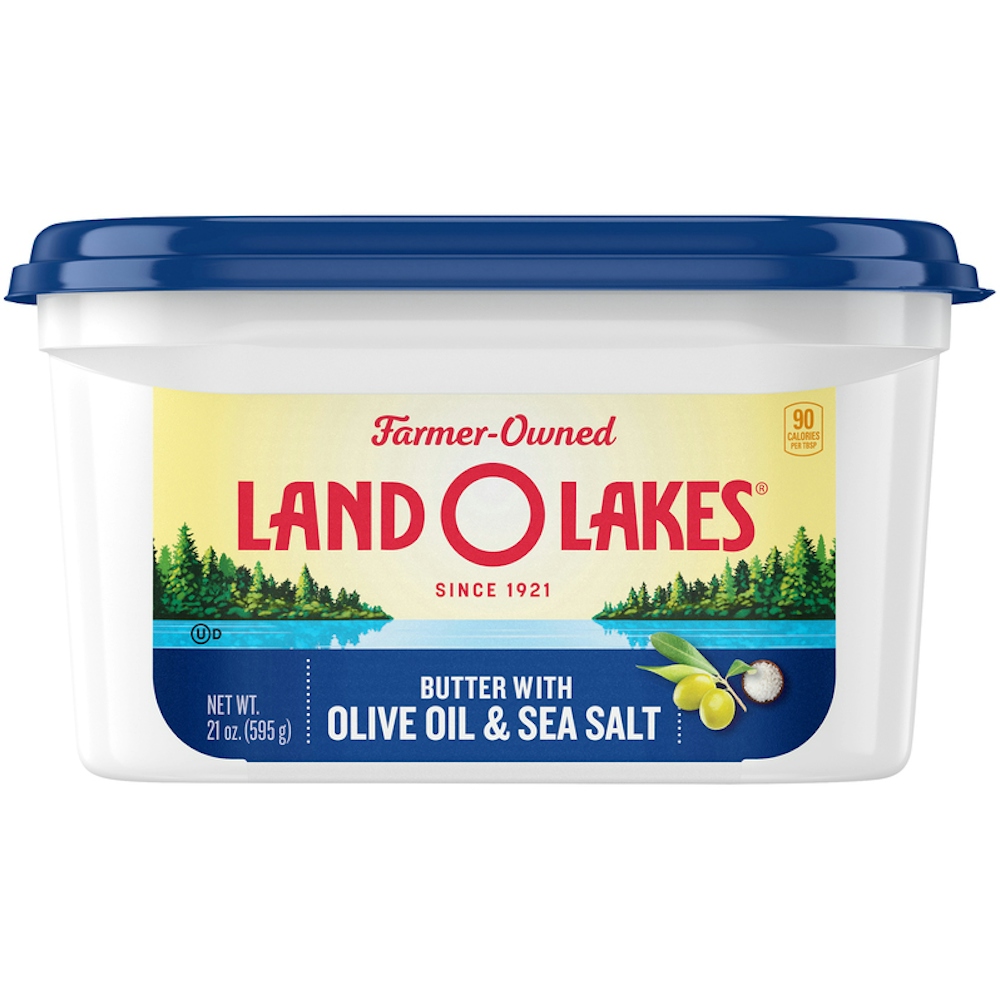 Photo of Land O' Lakes Butter With Olive Oil & Sea Salt 21 Oz Tub