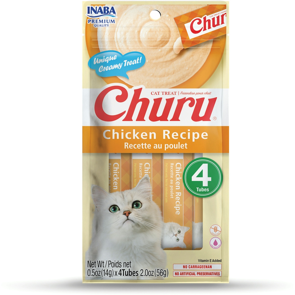 Inaba Churu Chicken Recipe Puree Cat Treats